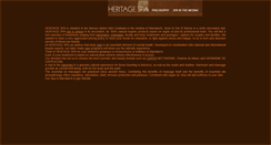 Desktop Screenshot of heritagespamarrakech.com